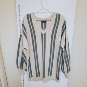 Wild fable mint blue stripe sweater dress
